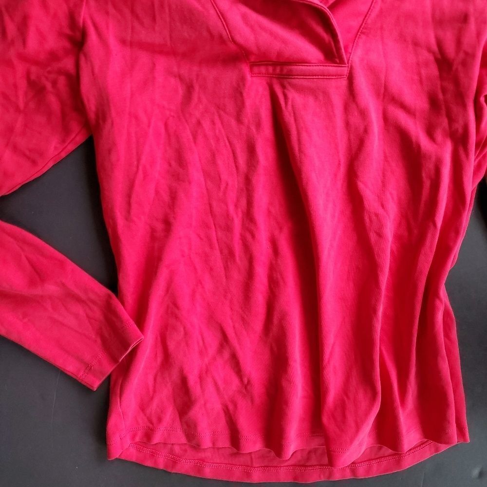 L.l Bean Red Long Sleeve Shirt - Picture 5 of 9